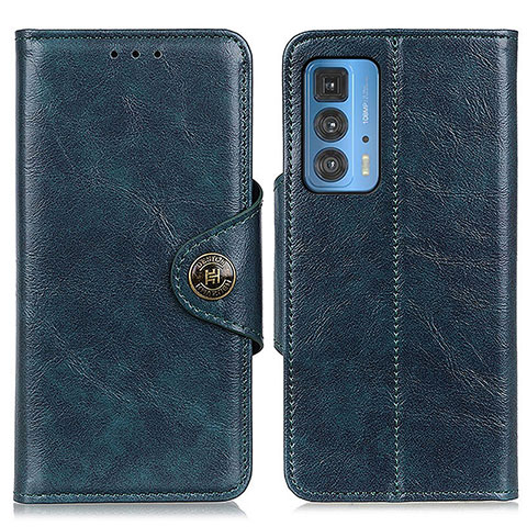 Handytasche Stand Schutzhülle Flip Leder Hülle M12L für Motorola Moto Edge 20 Pro 5G Blau