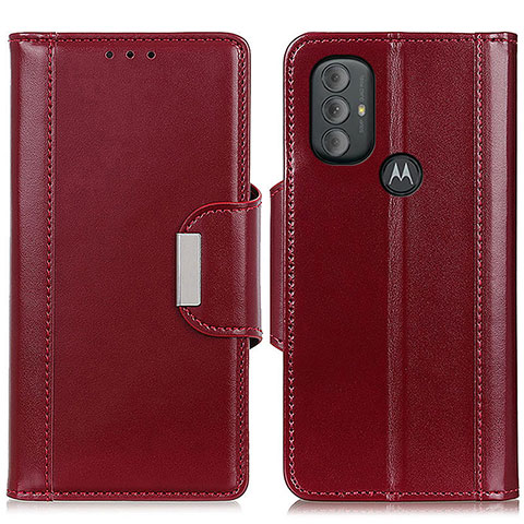 Handytasche Stand Schutzhülle Flip Leder Hülle M12L für Motorola Moto G Play (2023) Rot