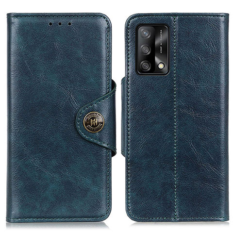 Handytasche Stand Schutzhülle Flip Leder Hülle M12L für Oppo A74 4G Blau