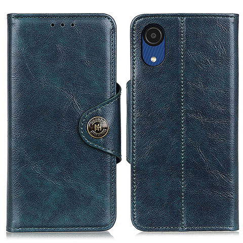 Handytasche Stand Schutzhülle Flip Leder Hülle M12L für Samsung Galaxy A03 Core Blau