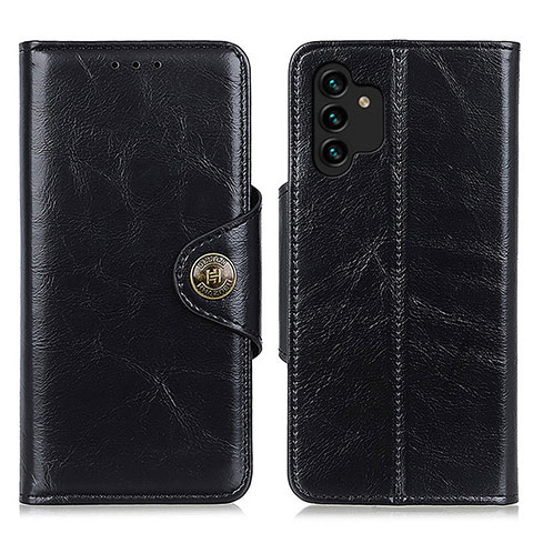 Handytasche Stand Schutzhülle Flip Leder Hülle M12L für Samsung Galaxy A13 5G Schwarz