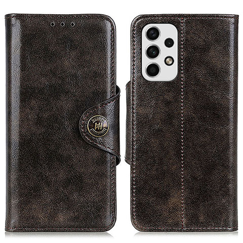 Handytasche Stand Schutzhülle Flip Leder Hülle M12L für Samsung Galaxy A23 4G Bronze