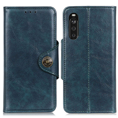 Handytasche Stand Schutzhülle Flip Leder Hülle M12L für Sony Xperia 10 III Lite Blau