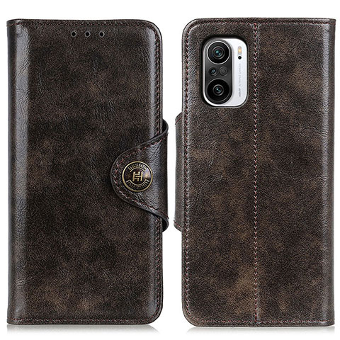 Handytasche Stand Schutzhülle Flip Leder Hülle M12L für Xiaomi Mi 11i 5G Bronze