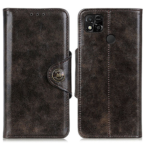 Handytasche Stand Schutzhülle Flip Leder Hülle M12L für Xiaomi Redmi 9C Bronze