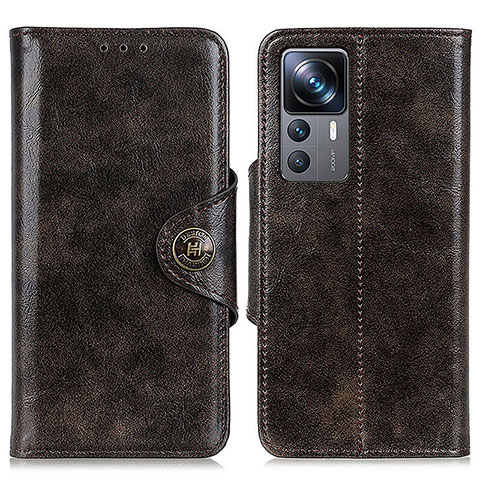 Handytasche Stand Schutzhülle Flip Leder Hülle M12L für Xiaomi Redmi K50 Ultra 5G Bronze