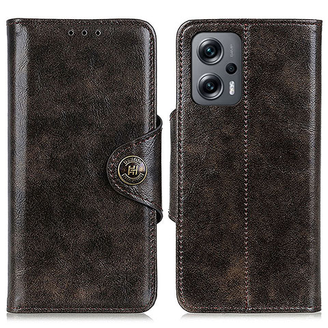 Handytasche Stand Schutzhülle Flip Leder Hülle M12L für Xiaomi Redmi K50i 5G Bronze