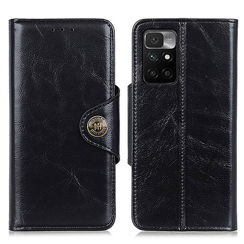 Handytasche Stand Schutzhülle Flip Leder Hülle M12L für Xiaomi Redmi Note 11 4G (2021) Schwarz