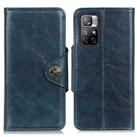 Handytasche Stand Schutzhülle Flip Leder Hülle M12L für Xiaomi Redmi Note 11S 5G Blau