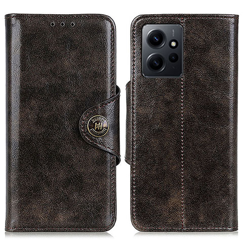 Handytasche Stand Schutzhülle Flip Leder Hülle M12L für Xiaomi Redmi Note 12 4G Bronze