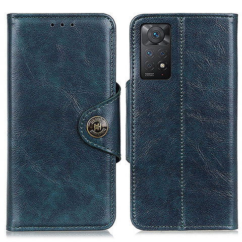 Handytasche Stand Schutzhülle Flip Leder Hülle M12L für Xiaomi Redmi Note 12 Pro 4G Blau