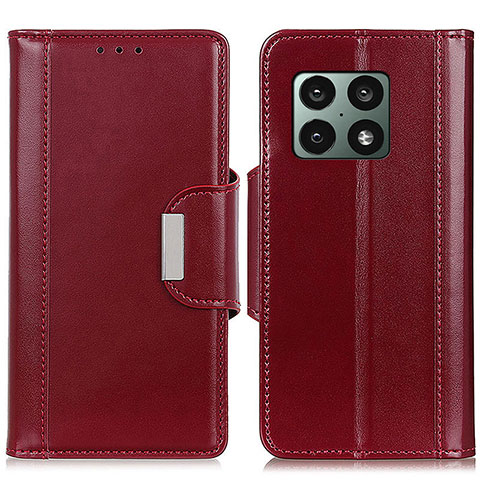 Handytasche Stand Schutzhülle Flip Leder Hülle M13L für OnePlus 10 Pro 5G Rot