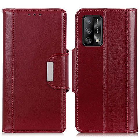 Handytasche Stand Schutzhülle Flip Leder Hülle M13L für Oppo F19 Rot