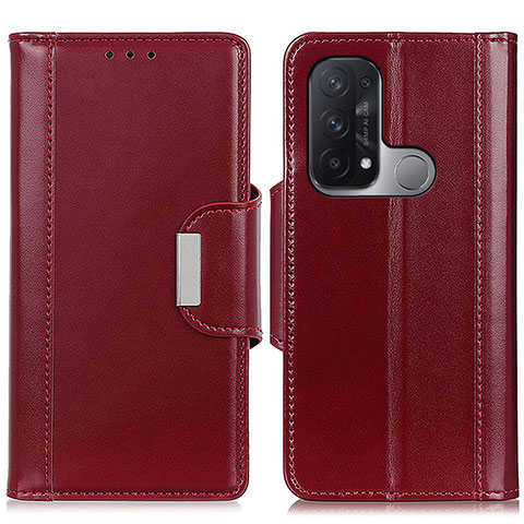 Handytasche Stand Schutzhülle Flip Leder Hülle M13L für Oppo Reno5 A Rot