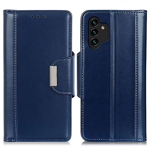 Handytasche Stand Schutzhülle Flip Leder Hülle M13L für Samsung Galaxy A04s Blau