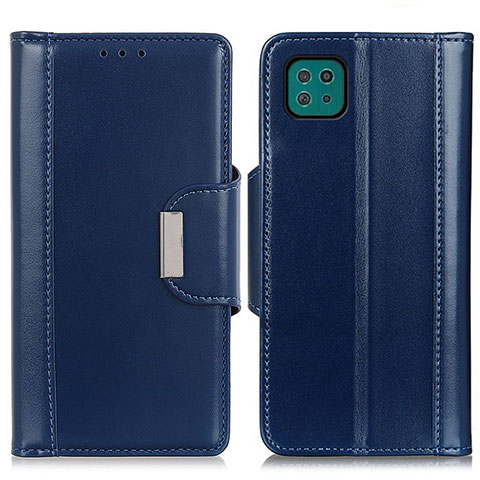 Handytasche Stand Schutzhülle Flip Leder Hülle M13L für Samsung Galaxy A22 5G Blau