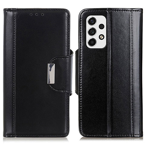 Handytasche Stand Schutzhülle Flip Leder Hülle M13L für Samsung Galaxy A53 5G Schwarz