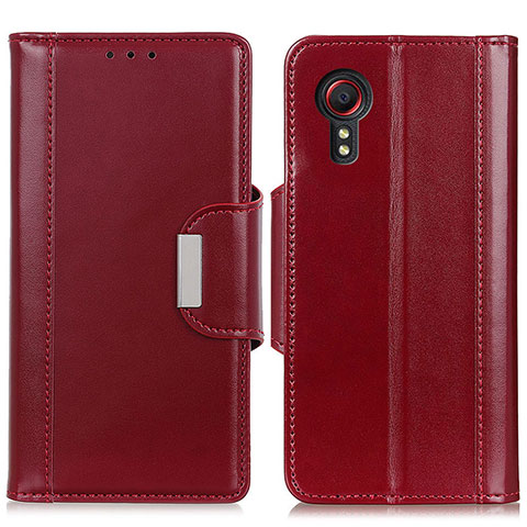 Handytasche Stand Schutzhülle Flip Leder Hülle M13L für Samsung Galaxy XCover 5 SM-G525F Rot