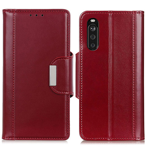 Handytasche Stand Schutzhülle Flip Leder Hülle M13L für Sony Xperia 10 III Lite Rot