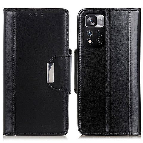 Handytasche Stand Schutzhülle Flip Leder Hülle M13L für Xiaomi Mi 11i 5G (2022) Schwarz