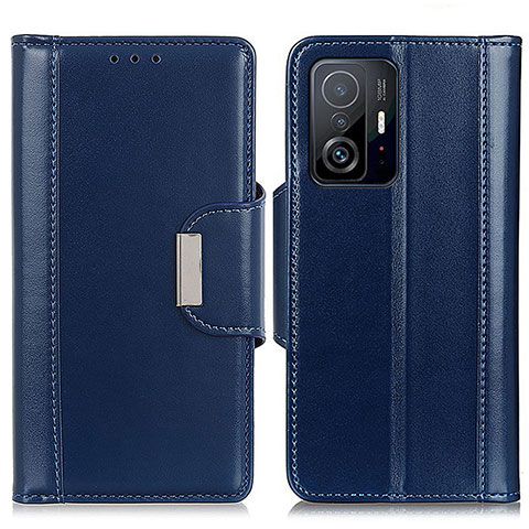 Handytasche Stand Schutzhülle Flip Leder Hülle M13L für Xiaomi Mi 11T Pro 5G Blau