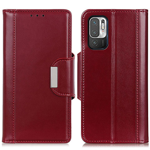 Handytasche Stand Schutzhülle Flip Leder Hülle M13L für Xiaomi POCO M3 Pro 5G Rot