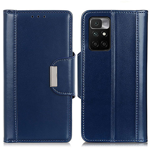 Handytasche Stand Schutzhülle Flip Leder Hülle M13L für Xiaomi Redmi 10 (2022) Blau