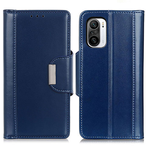 Handytasche Stand Schutzhülle Flip Leder Hülle M13L für Xiaomi Redmi K40 5G Blau