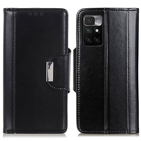 Handytasche Stand Schutzhülle Flip Leder Hülle M13L für Xiaomi Redmi Note 11 4G (2021) Schwarz