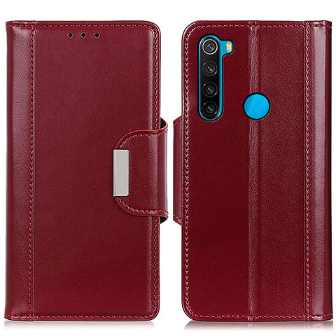 Handytasche Stand Schutzhülle Flip Leder Hülle M13L für Xiaomi Redmi Note 8 (2021) Rot