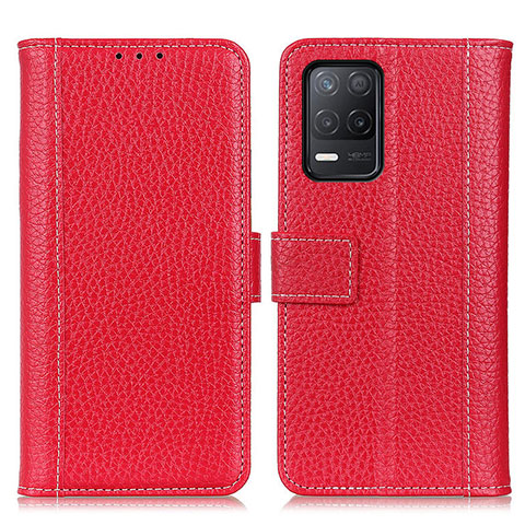 Handytasche Stand Schutzhülle Flip Leder Hülle M14L für Realme 8 5G Rot