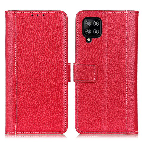 Handytasche Stand Schutzhülle Flip Leder Hülle M14L für Samsung Galaxy A22 4G Rot