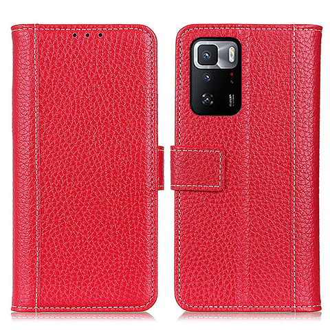 Handytasche Stand Schutzhülle Flip Leder Hülle M14L für Xiaomi Poco X3 GT 5G Rot