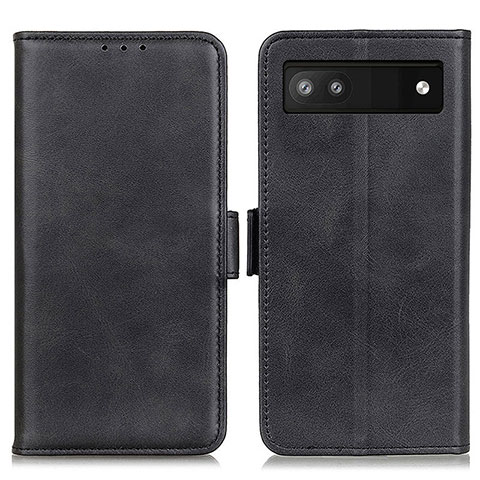 Handytasche Stand Schutzhülle Flip Leder Hülle M15L für Google Pixel 7a 5G Schwarz