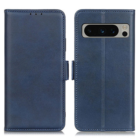 Handytasche Stand Schutzhülle Flip Leder Hülle M15L für Google Pixel 8 Pro 5G Blau