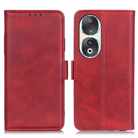 Handytasche Stand Schutzhülle Flip Leder Hülle M15L für Huawei Honor 90 5G Rot