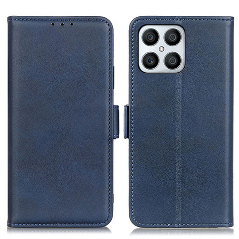 Handytasche Stand Schutzhülle Flip Leder Hülle M15L für Huawei Honor X8 4G Blau