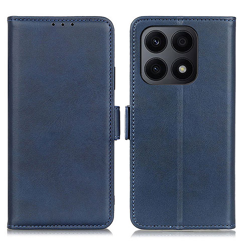 Handytasche Stand Schutzhülle Flip Leder Hülle M15L für Huawei Honor X8a 4G Blau