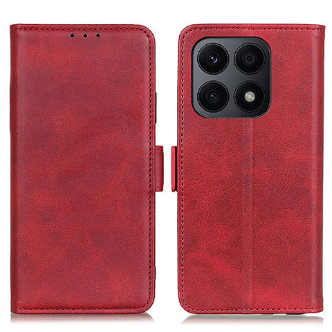 Handytasche Stand Schutzhülle Flip Leder Hülle M15L für Huawei Honor X8a 4G Rot