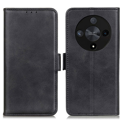 Handytasche Stand Schutzhülle Flip Leder Hülle M15L für Huawei Honor X9b 5G Schwarz