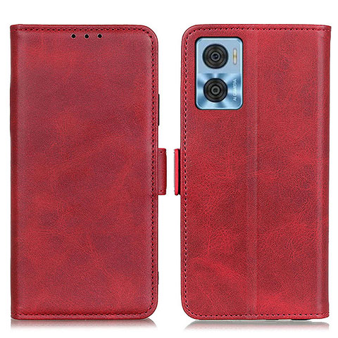 Handytasche Stand Schutzhülle Flip Leder Hülle M15L für Motorola Moto E22 Rot