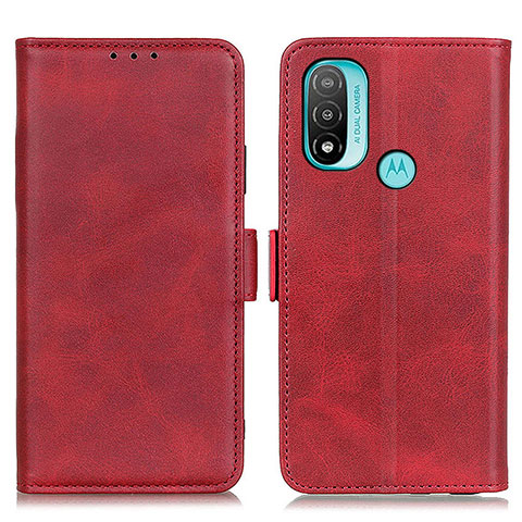 Handytasche Stand Schutzhülle Flip Leder Hülle M15L für Motorola Moto E30 Rot