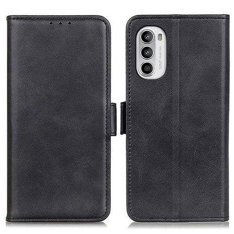 Handytasche Stand Schutzhülle Flip Leder Hülle M15L für Motorola Moto Edge (2022) 5G Schwarz