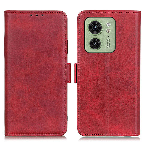 Handytasche Stand Schutzhülle Flip Leder Hülle M15L für Motorola Moto Edge (2023) 5G Rot