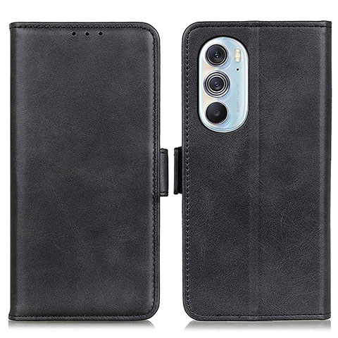 Handytasche Stand Schutzhülle Flip Leder Hülle M15L für Motorola Moto Edge 30 Pro 5G Schwarz