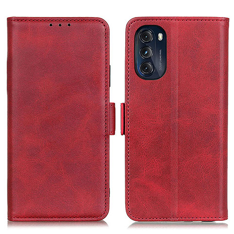 Handytasche Stand Schutzhülle Flip Leder Hülle M15L für Motorola Moto G 5G (2022) Rot