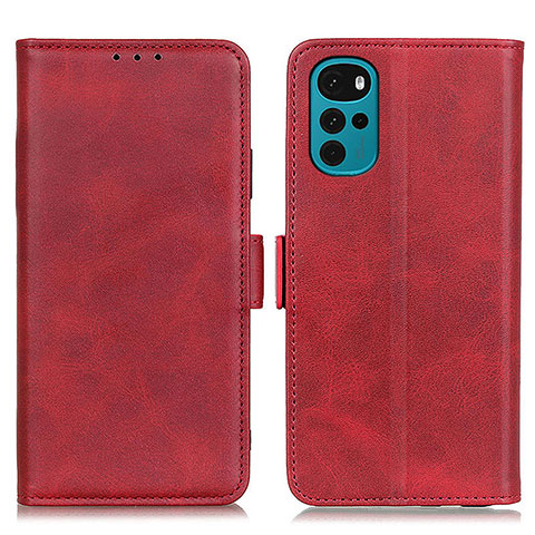 Handytasche Stand Schutzhülle Flip Leder Hülle M15L für Motorola Moto G22 Rot