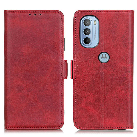 Handytasche Stand Schutzhülle Flip Leder Hülle M15L für Motorola Moto G31 Rot