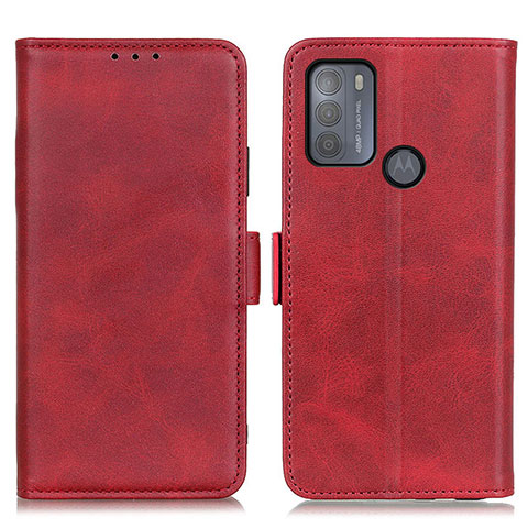 Handytasche Stand Schutzhülle Flip Leder Hülle M15L für Motorola Moto G50 Rot