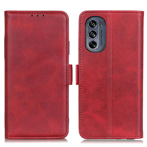 Handytasche Stand Schutzhülle Flip Leder Hülle M15L für Motorola Moto G62 5G Rot